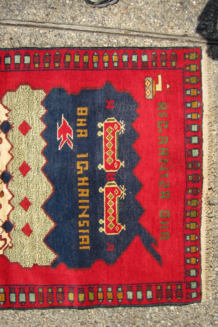 For sale: Afghan War Rug or Conflict Carpet