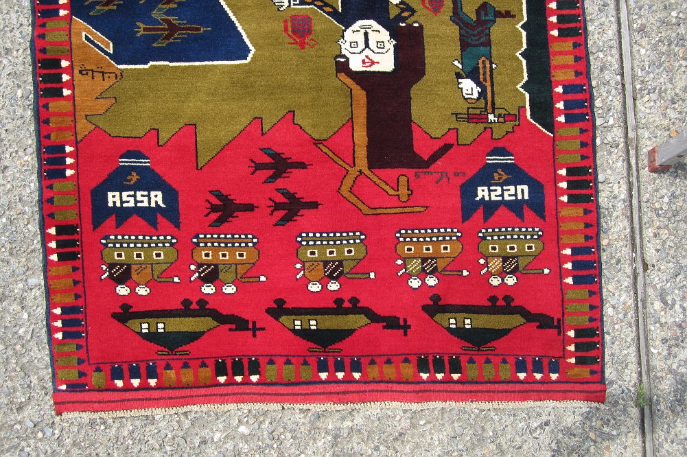 For sale: Afghan War Rug or Conflict Carpet