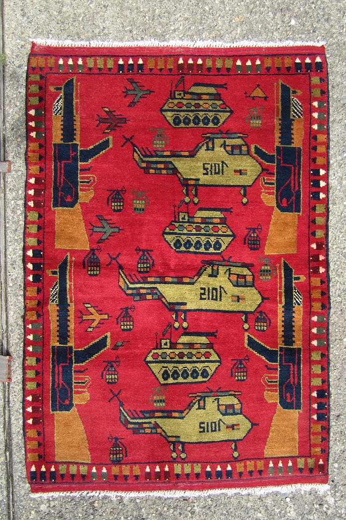 For sale: Afghan War Rug or Conflict Carpet