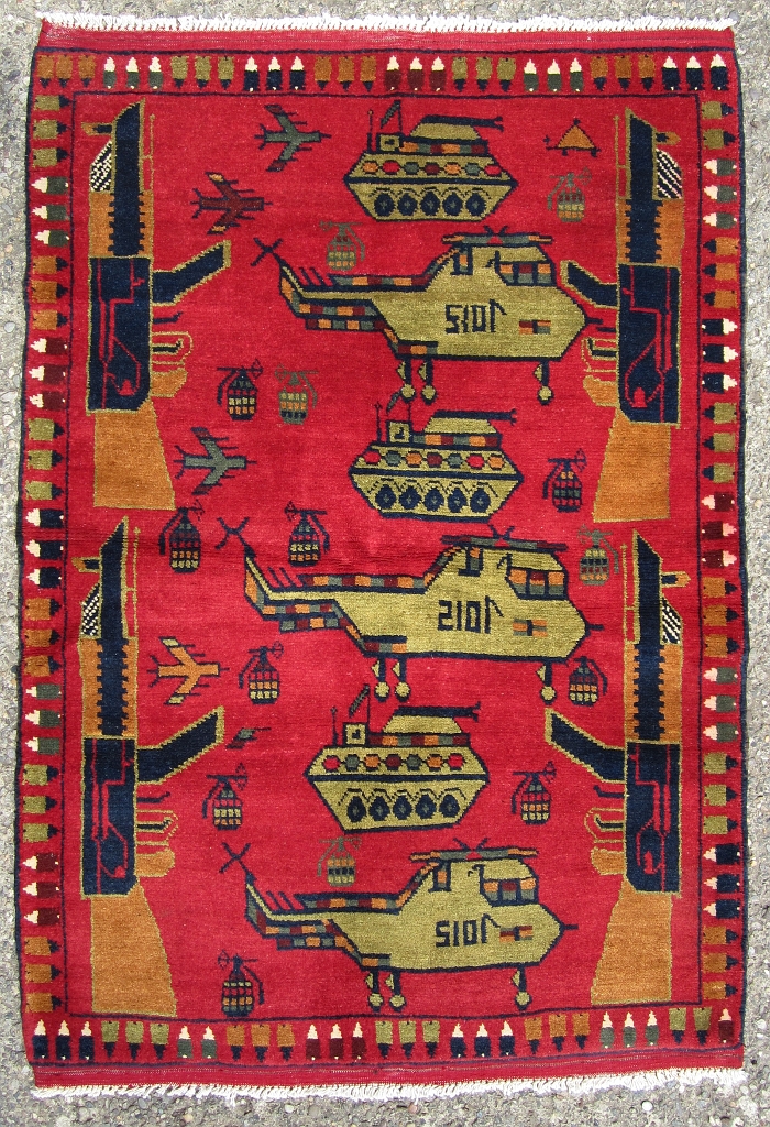 For sale: Afghan War Rug or Conflict Carpet