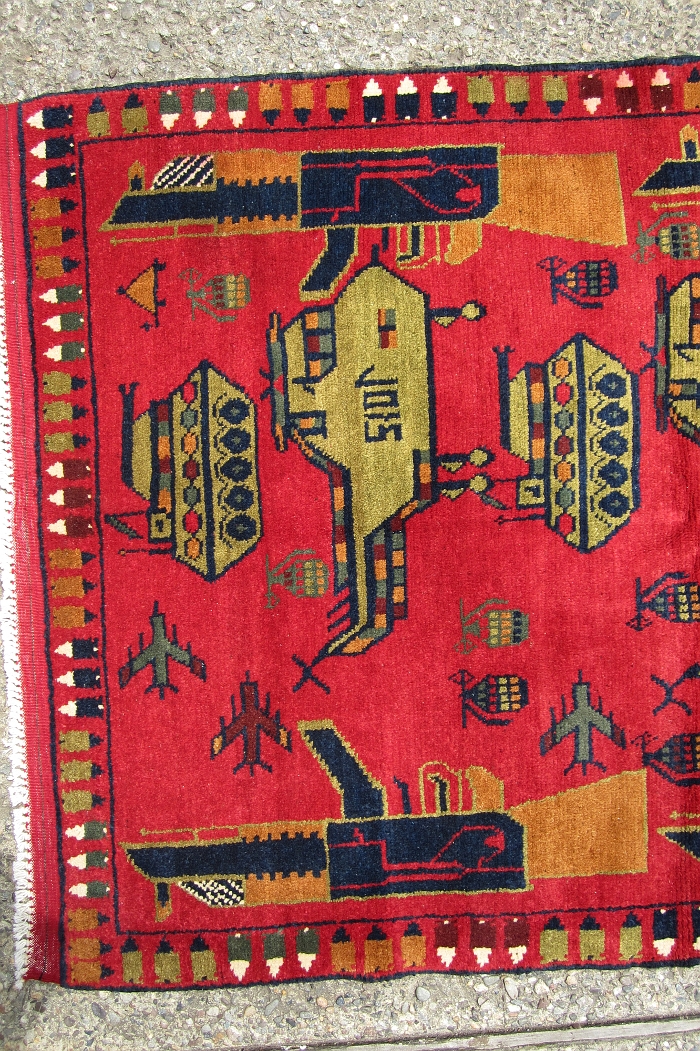 For sale: Afghan War Rug or Conflict Carpet