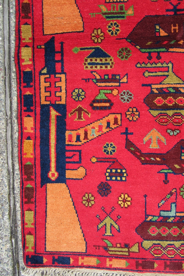 For sale: Afghan War Rug or Conflict Carpet