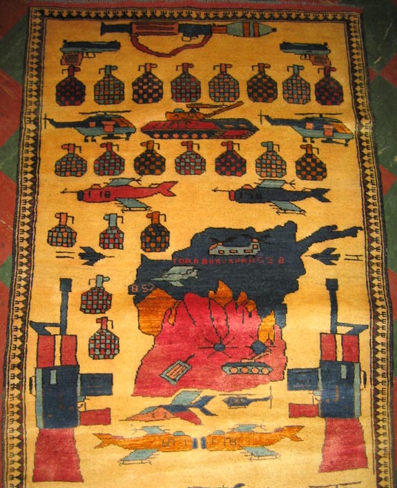 For sale: Afghan War Rug or Conflict Carpet