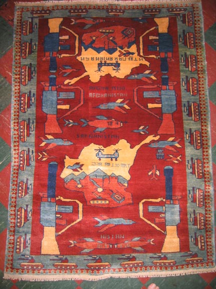 For sale: Afghan War Rug or Conflict Carpet