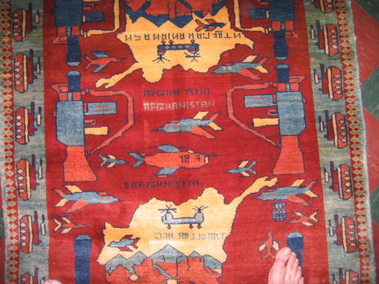 For sale: Afghan War Rug or Conflict Carpet