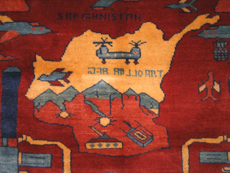 For sale: Afghan War Rug or Conflict Carpet