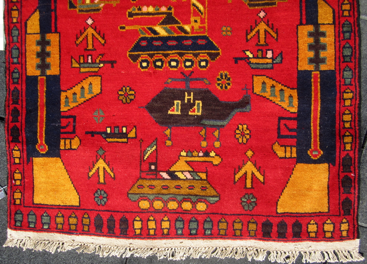 For sale: Afghan War Rug or Conflict Carpet