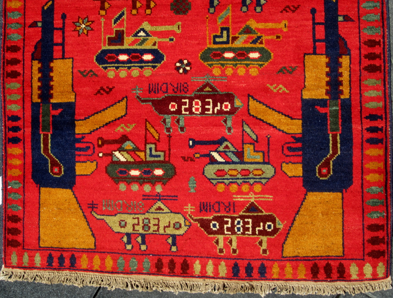 For sale: Afghan War Rug or Conflict Carpet