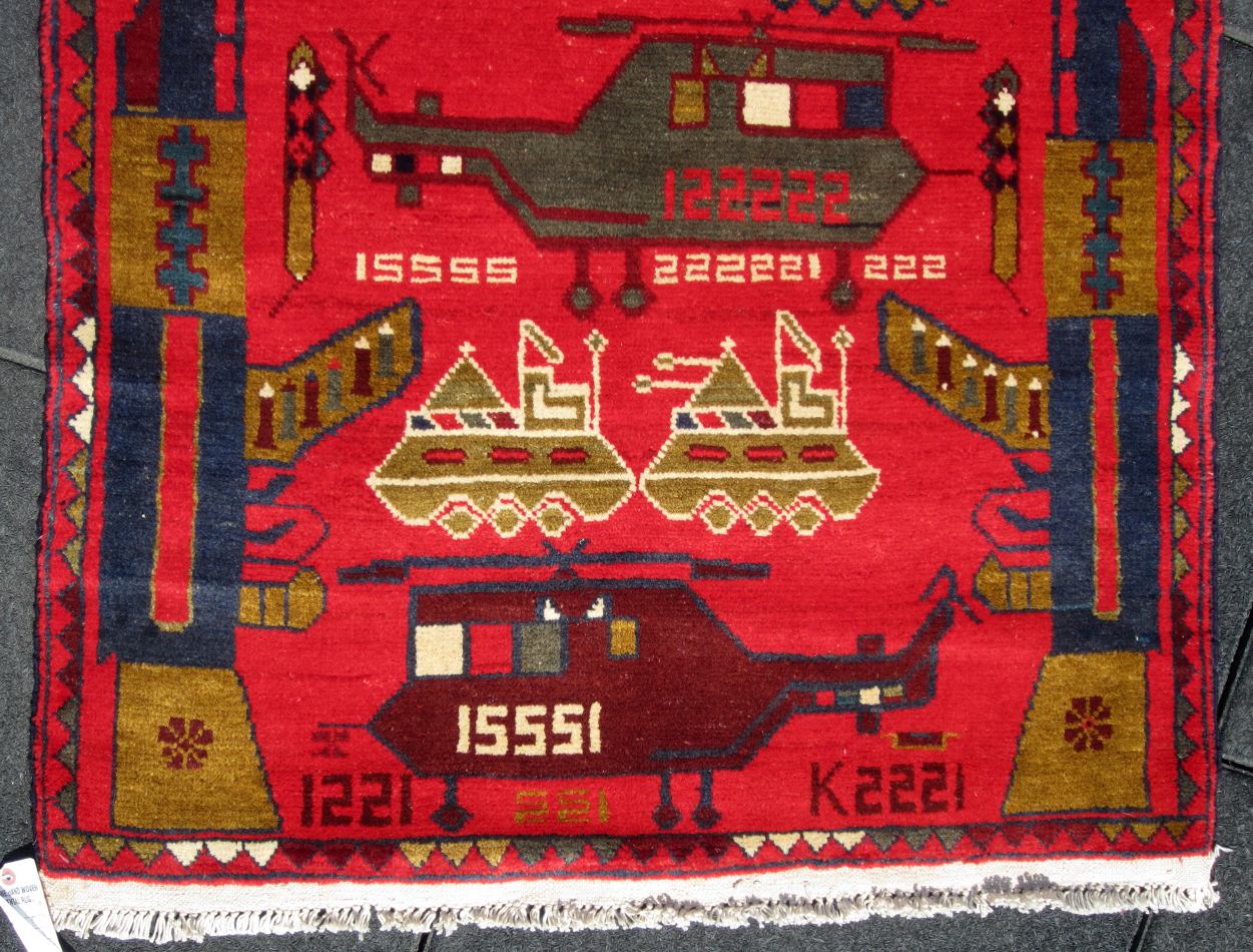 For sale: Afghan War Rug or Conflict Carpet