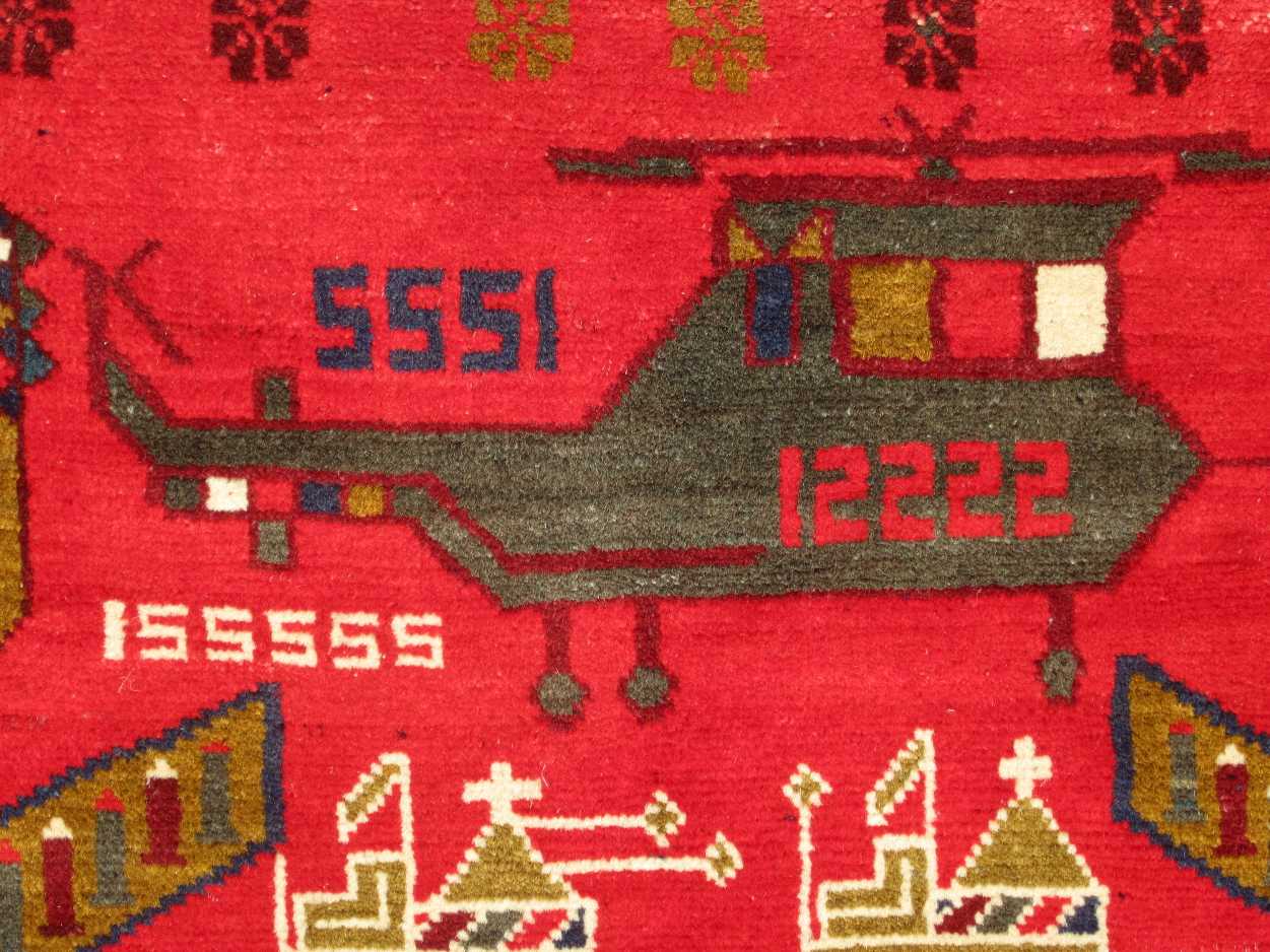 For sale: Afghan War Rug or Conflict Carpet