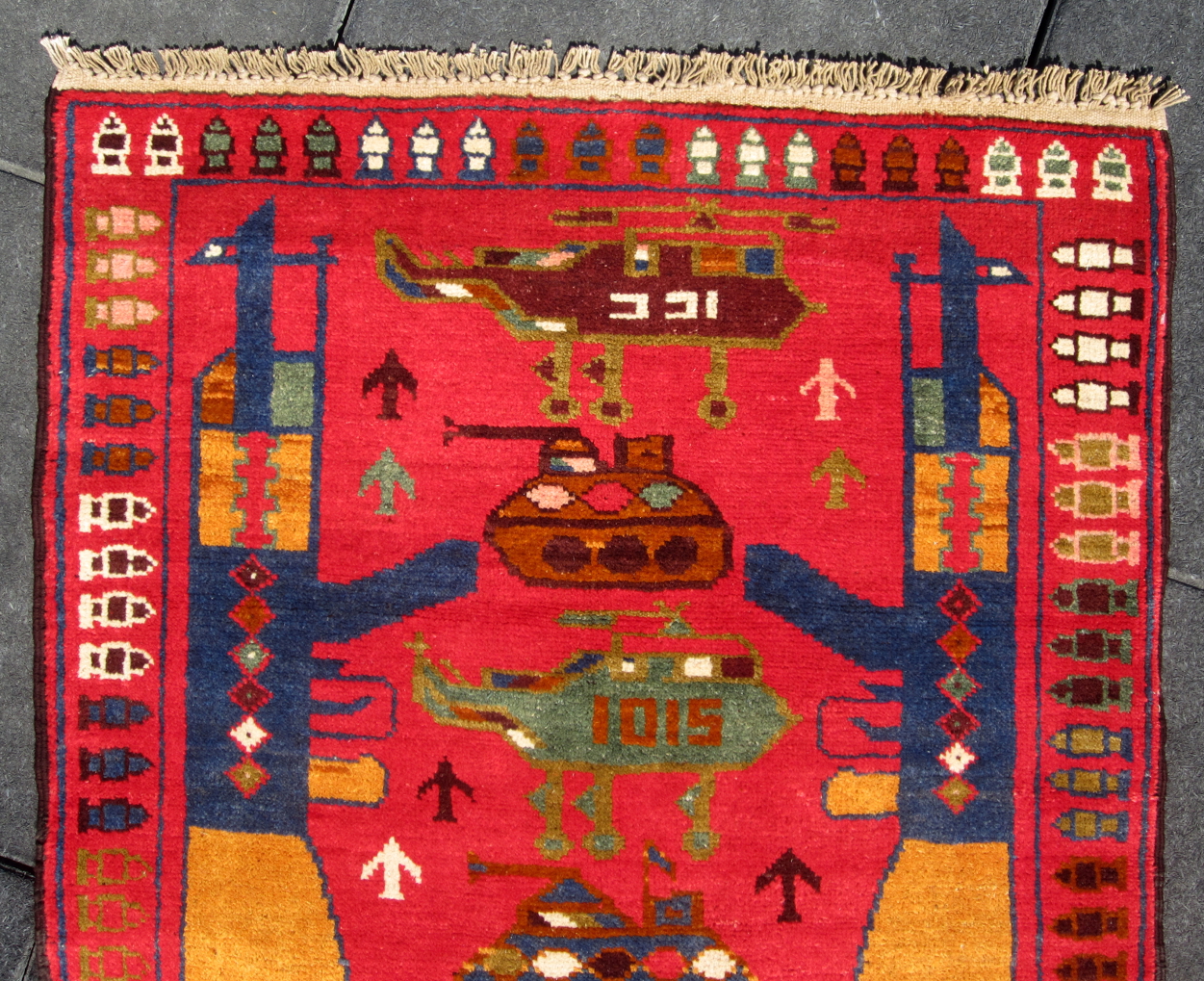 For sale: Afghan War Rug or Conflict Carpet