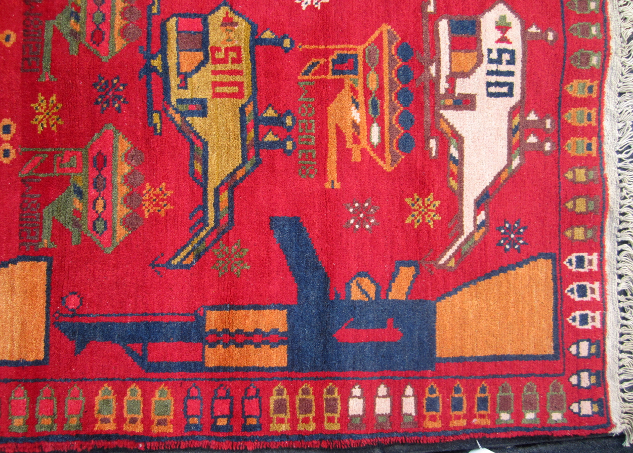 For sale: Afghan War Rug or Conflict Carpet