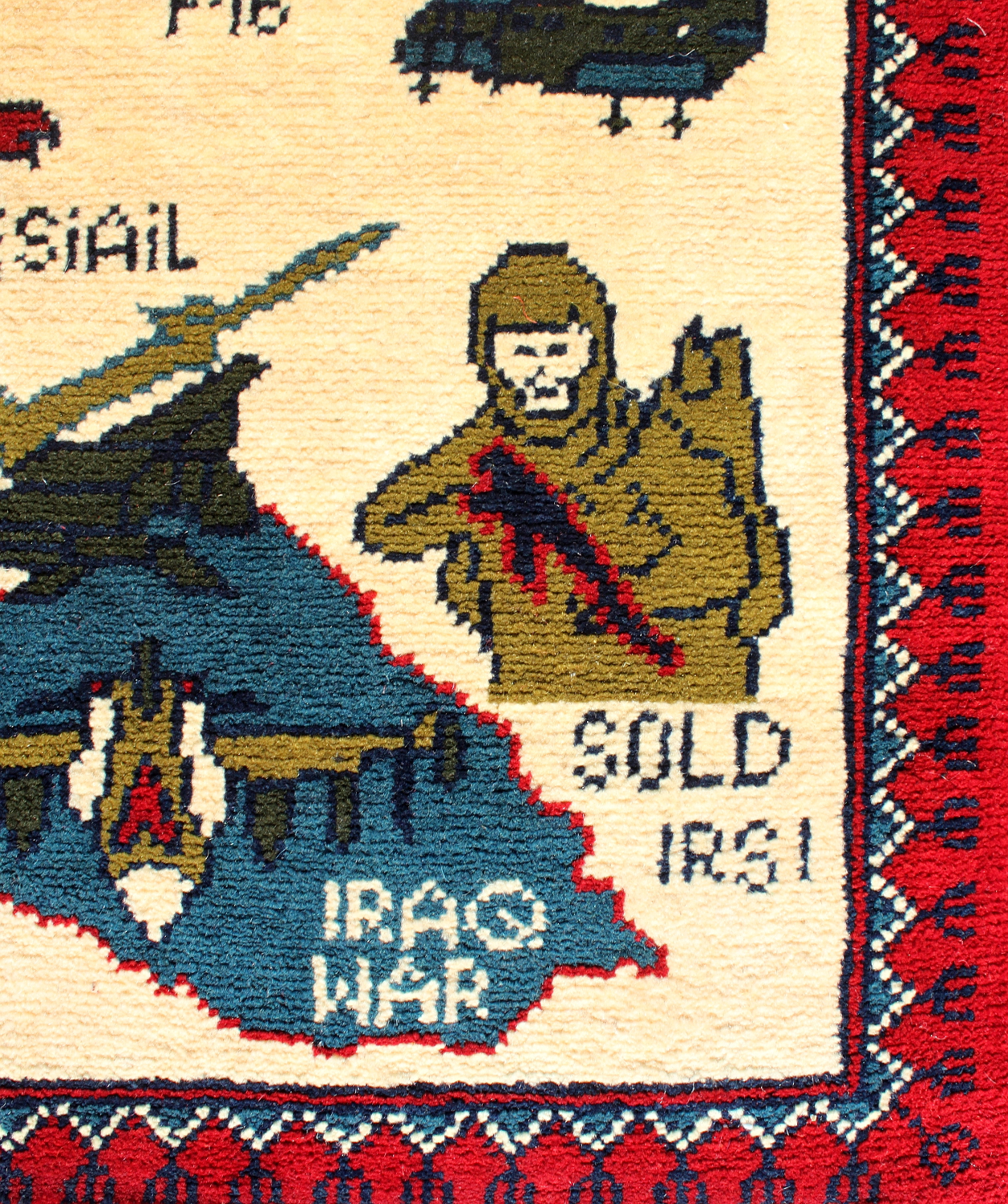 For sale: Afghan War Rug or Conflict Carpet