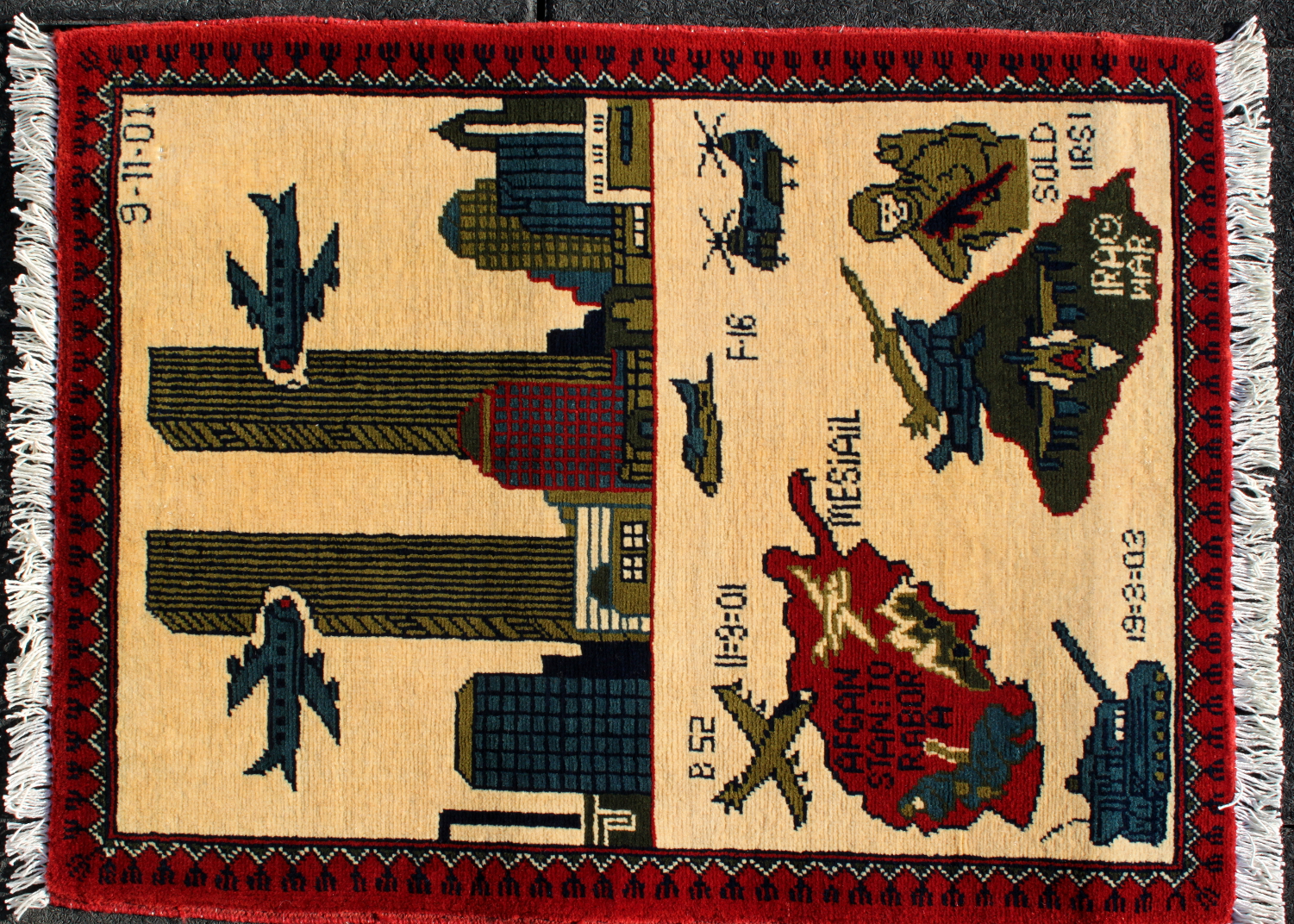 For sale: Afghan War Rug or Conflict Carpet