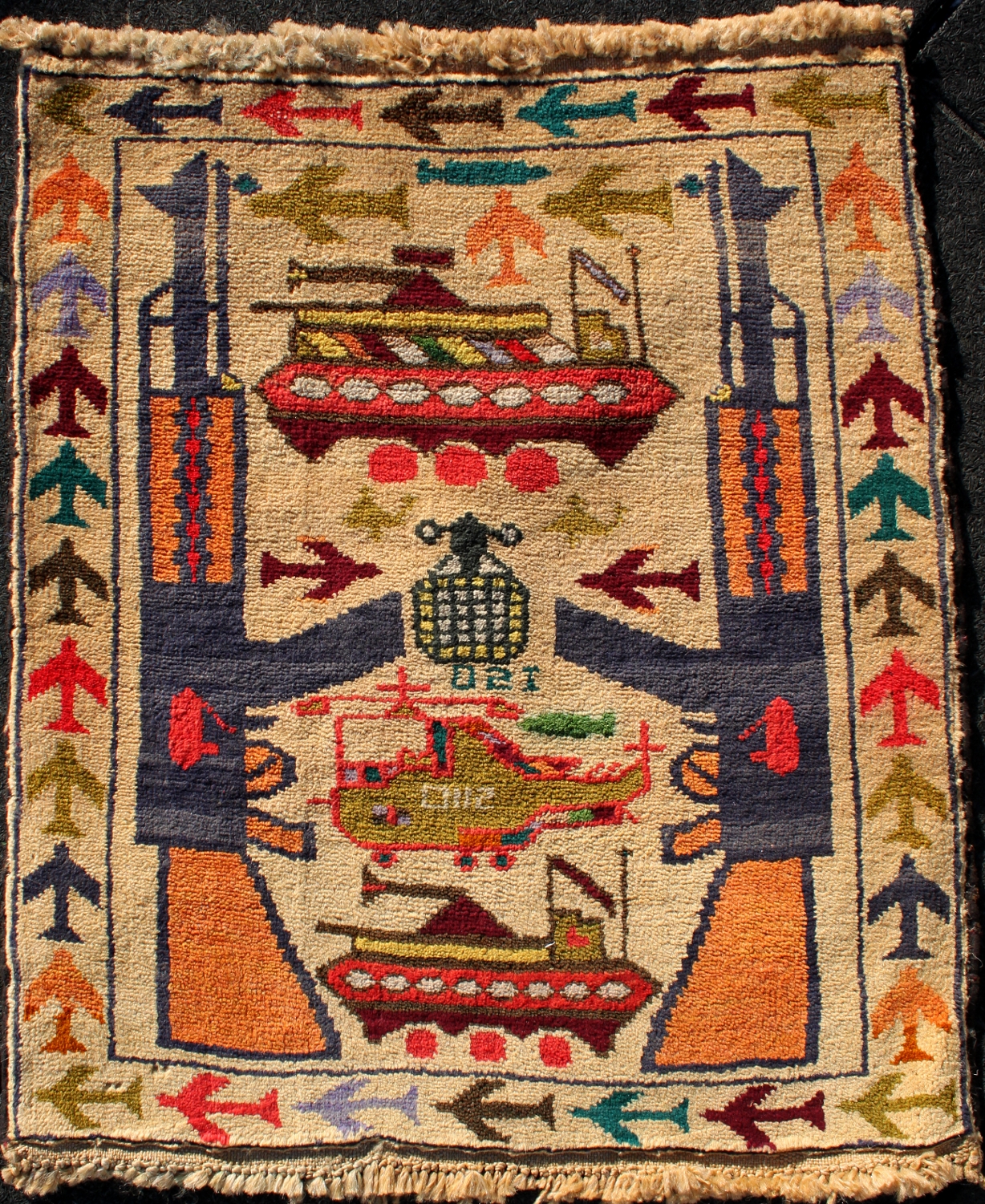 For sale: Afghan War Rug or Conflict Carpet