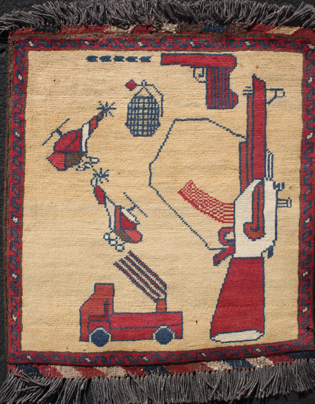 For sale: Afghan War Rug or Conflict Carpet