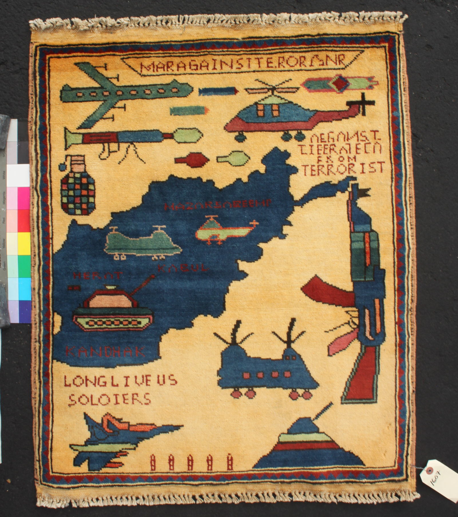 For sale: Afghan War Rug or Conflict Carpet