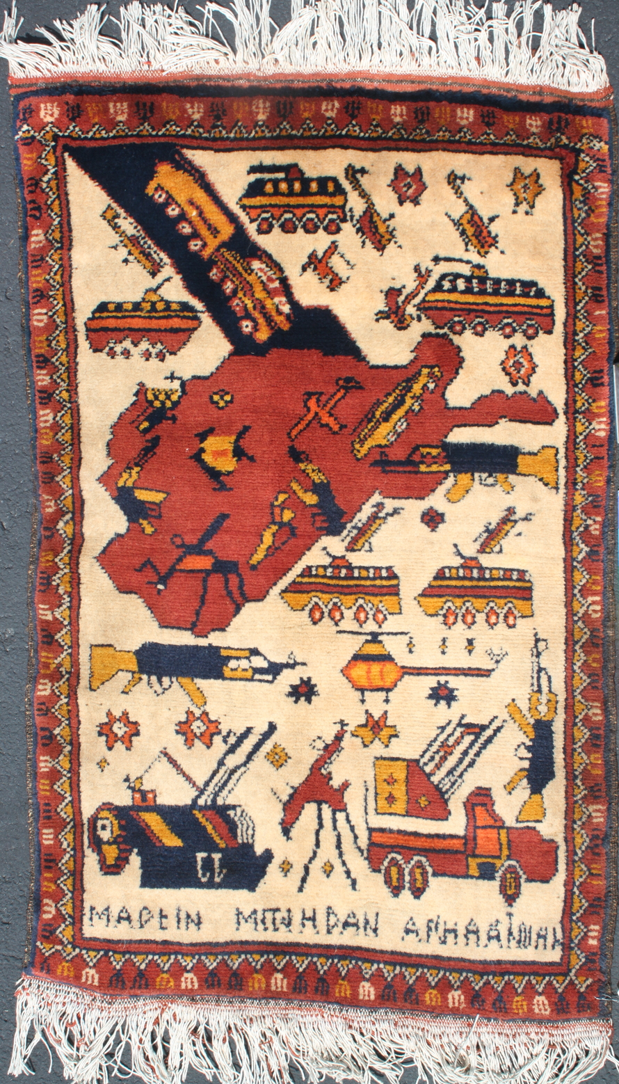 For sale: Afghan War Rug or Conflict Carpet