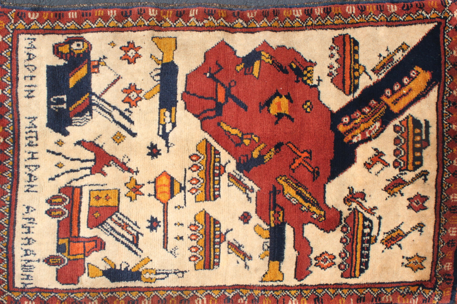 For sale: Afghan War Rug or Conflict Carpet