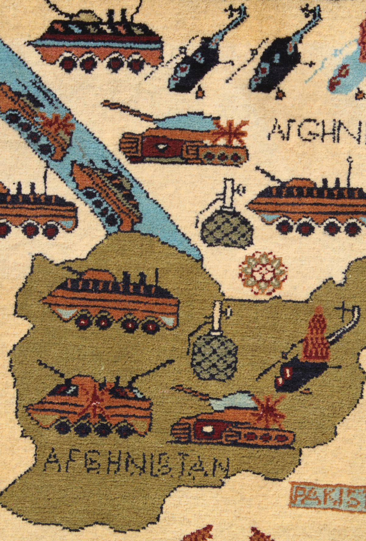 For sale: Afghan War Rug or Conflict Carpet