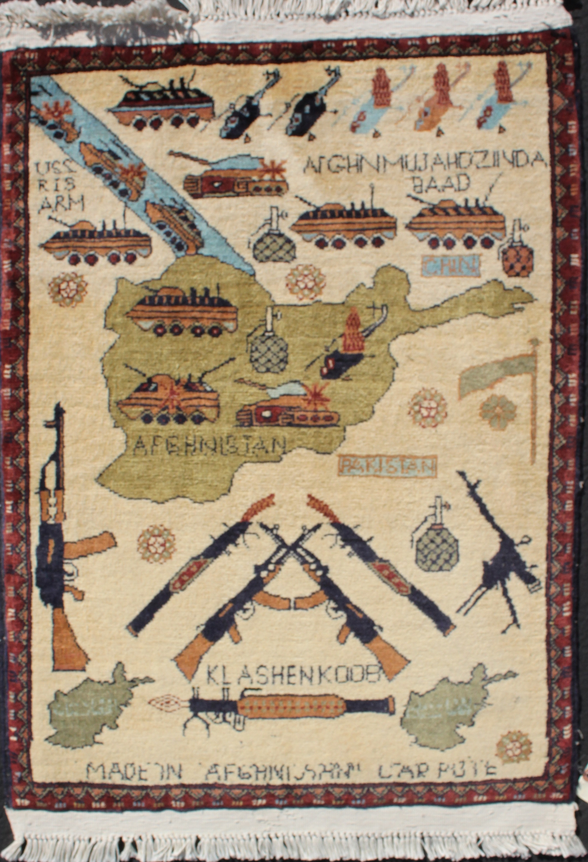 For sale: Afghan War Rug or Conflict Carpet