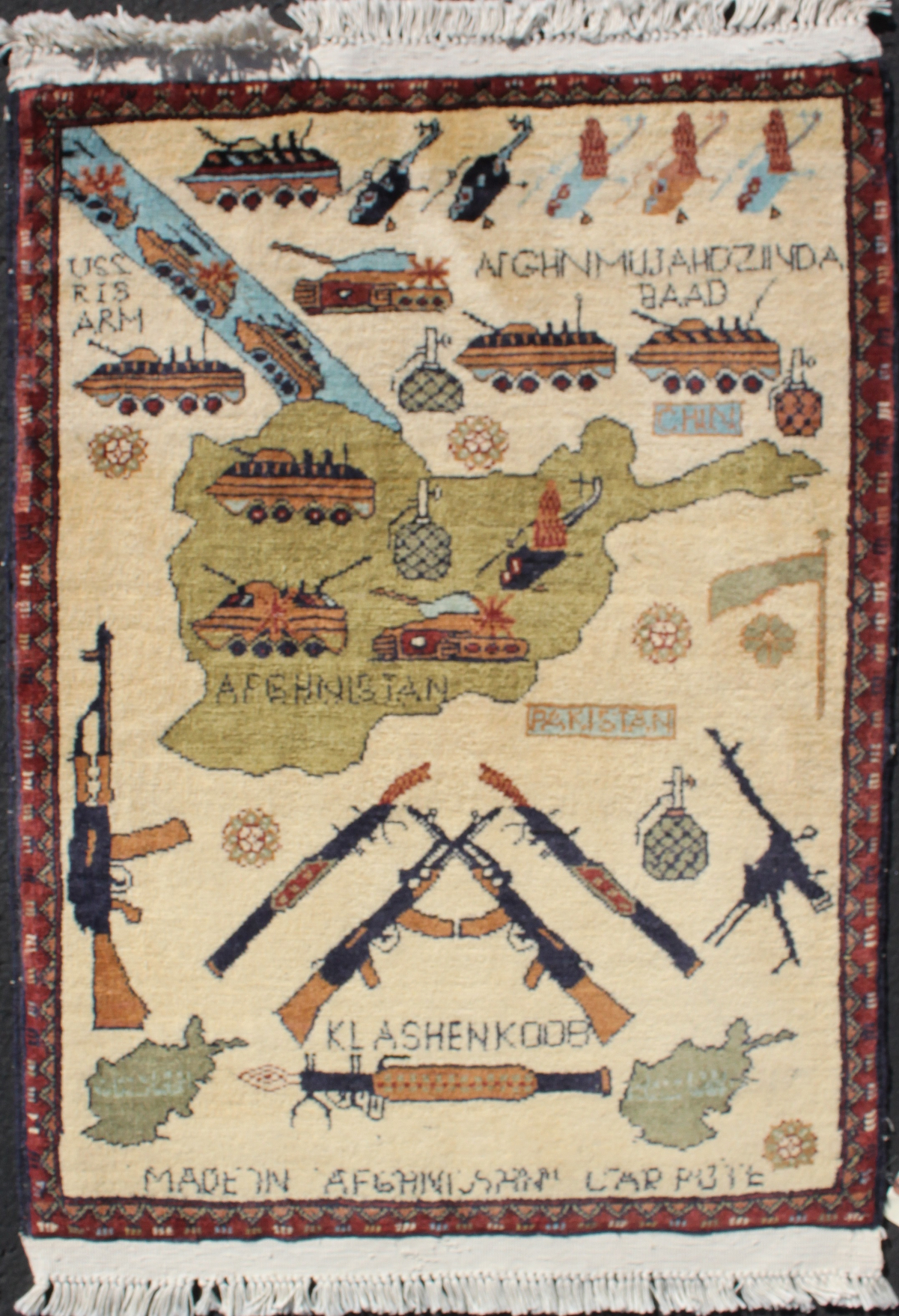 For sale: Afghan War Rug or Conflict Carpet