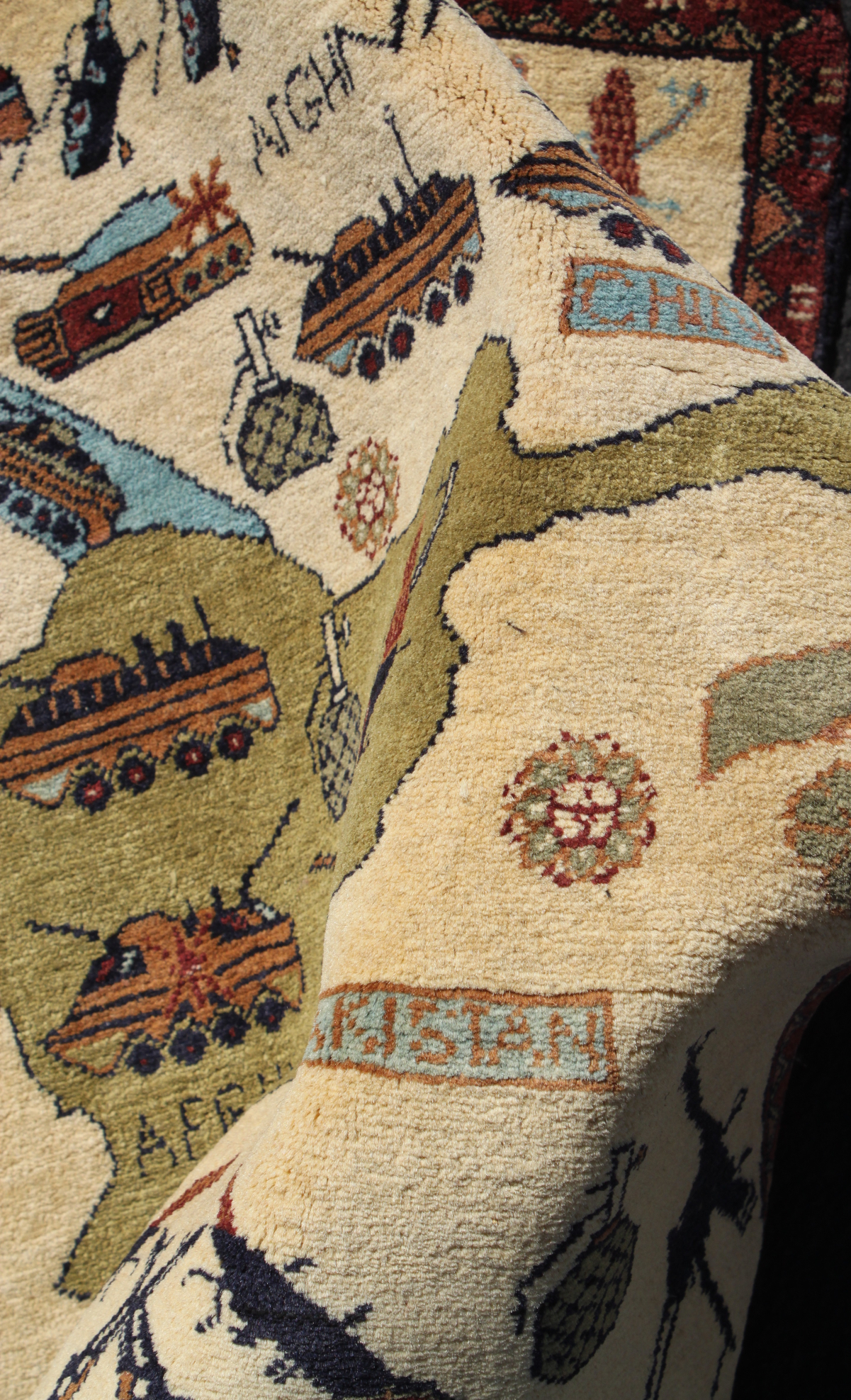 For sale: Afghan War Rug or Conflict Carpet