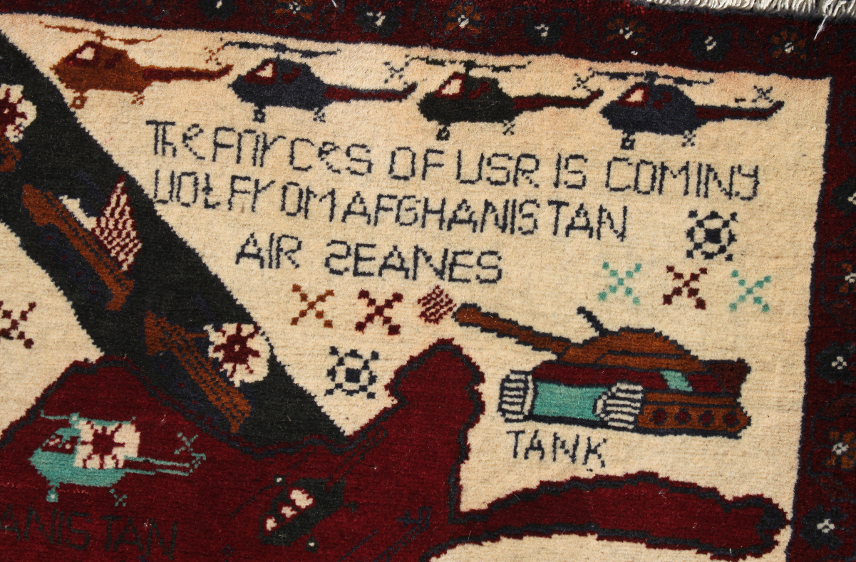 For sale: Afghan War Rug or Conflict Carpet