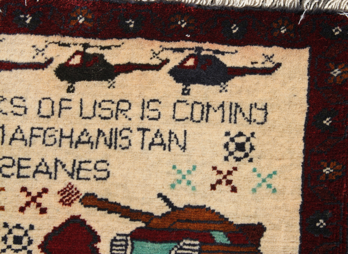 For sale: Afghan War Rug or Conflict Carpet