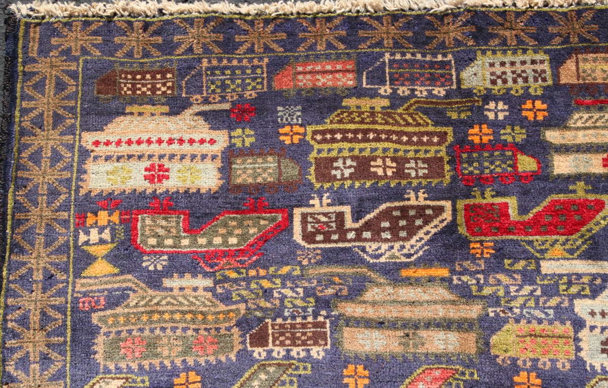 For sale: Afghan War Rug or Conflict Carpet