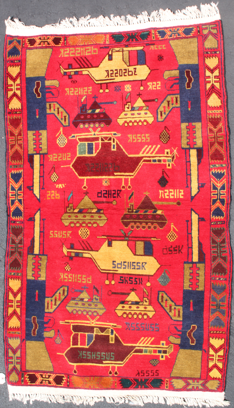 For sale: Afghan War Rug or Conflict Carpet