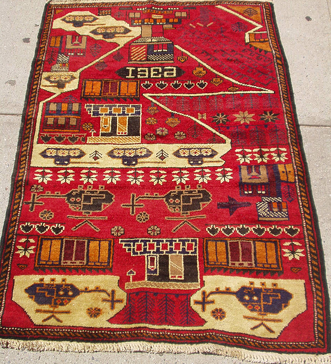 For sale: Afghan War Rug or Conflict Carpet