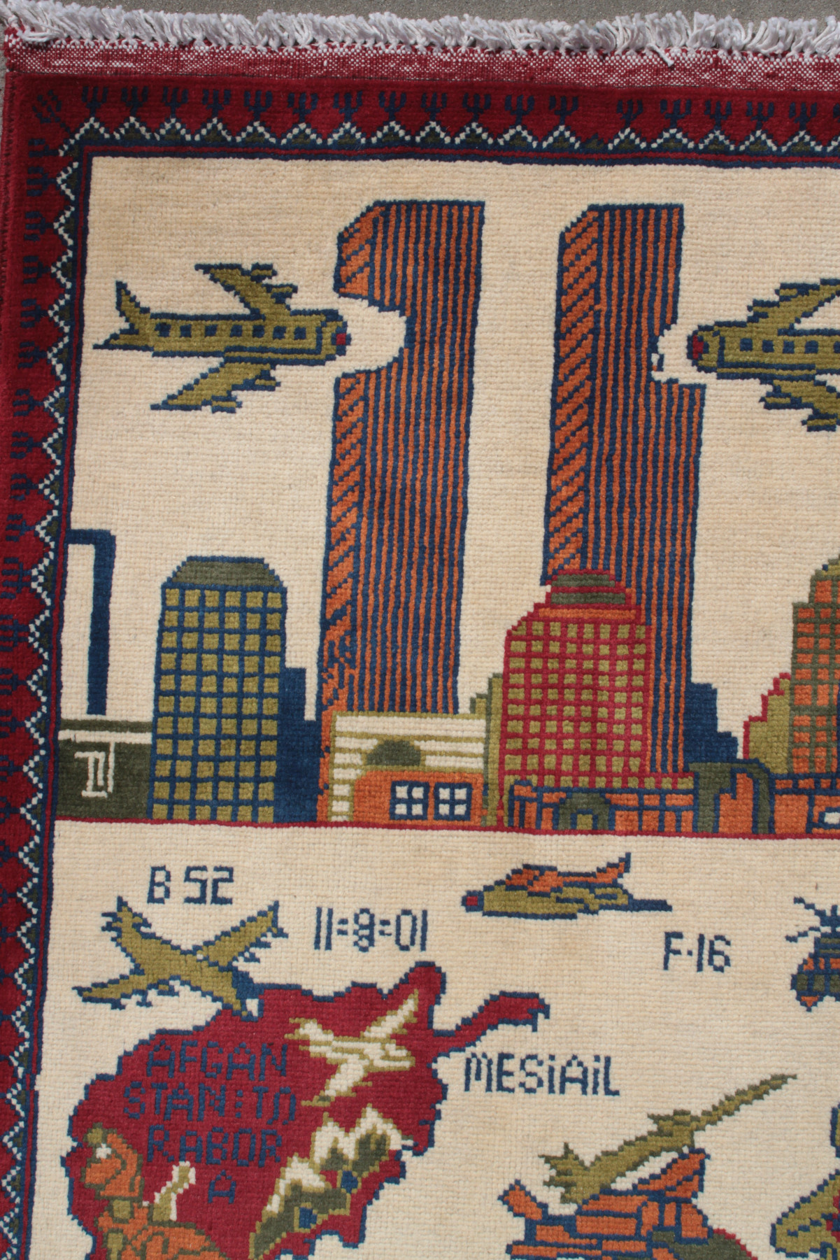 For sale: Afghan War Rug or Conflict Carpet