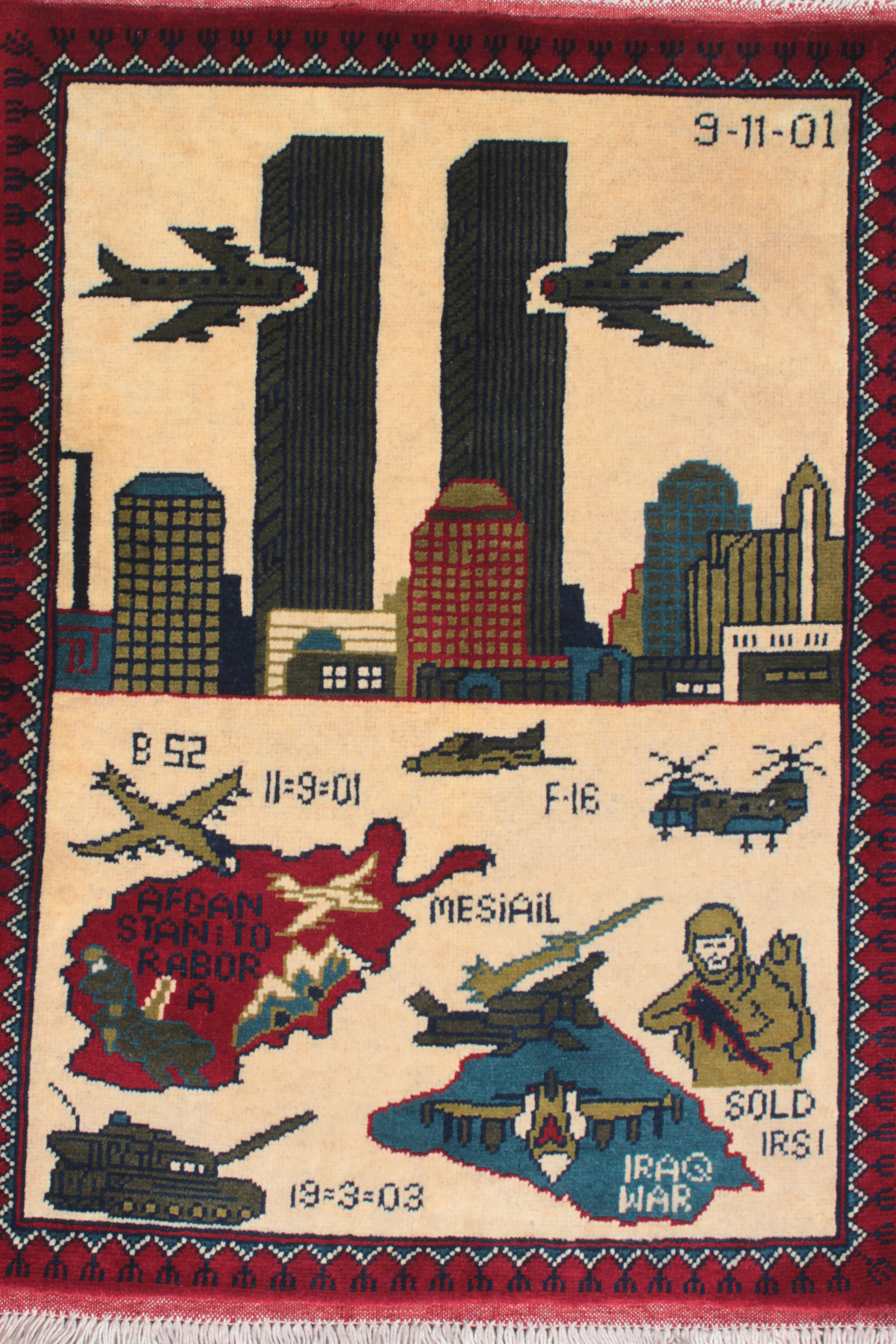 For sale: Afghan War Rug or Conflict Carpet