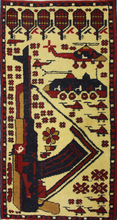 Early Rug with AK47