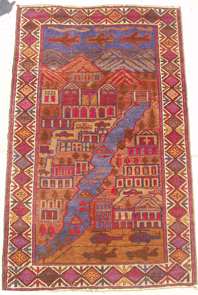 For sale: Afghan War Rug or Conflict Carpet