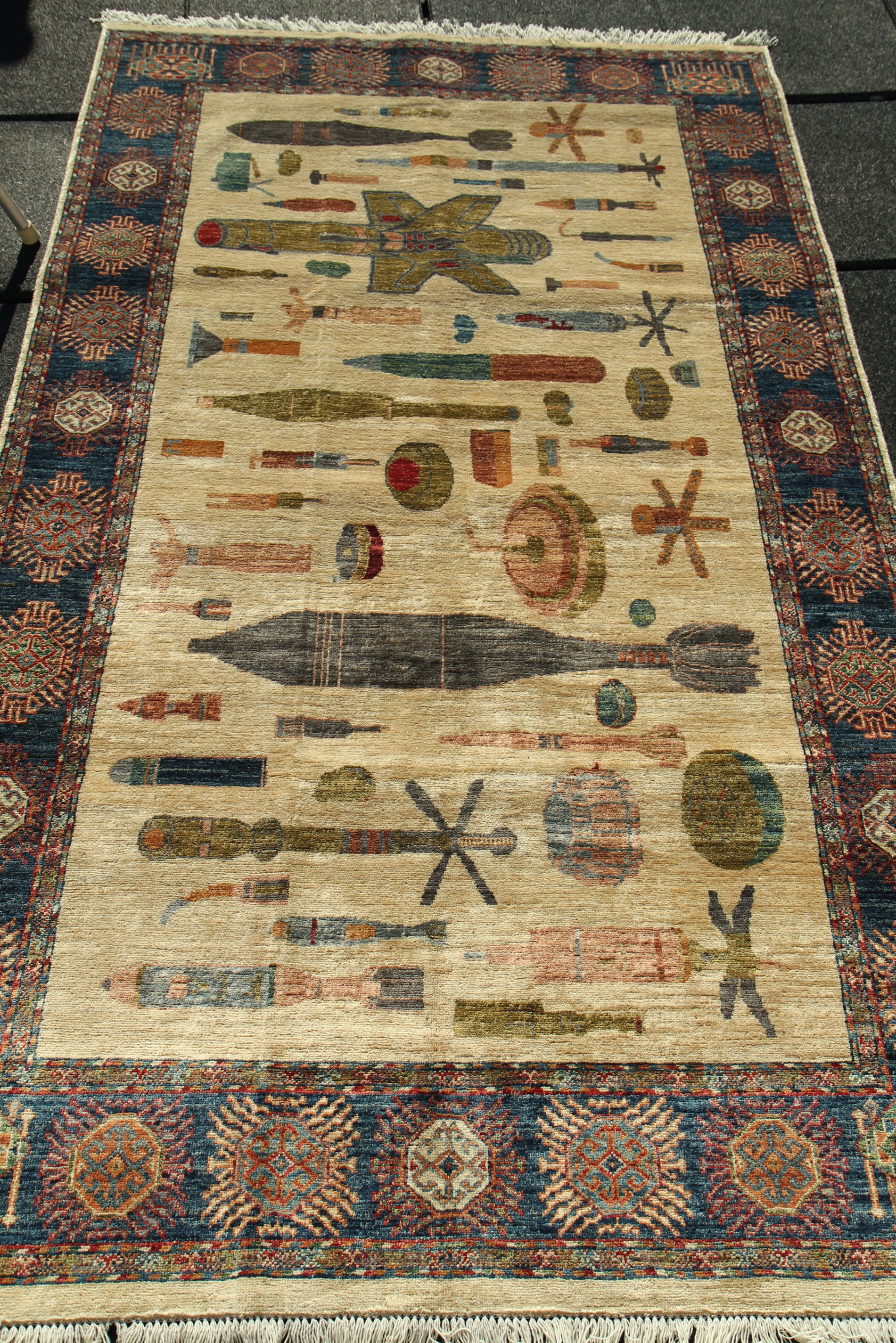 For sale: Afghan War Rug or Conflict Carpet