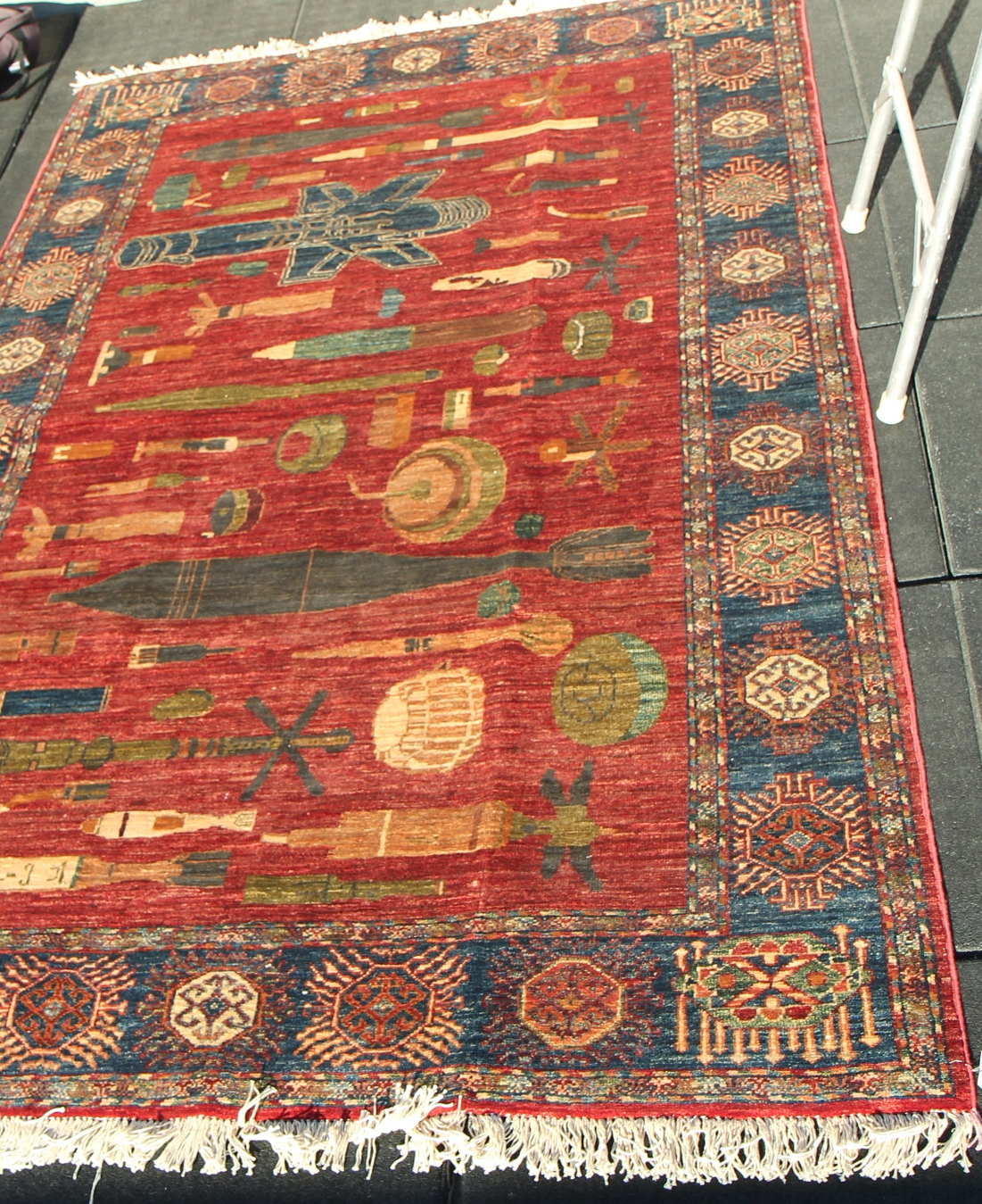 For sale: Afghan War Rug or Conflict Carpet