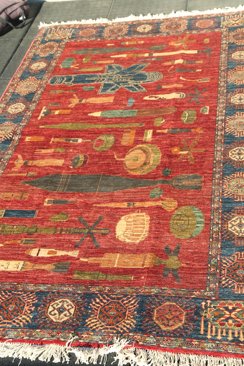 For sale: Afghan War Rug or Conflict Carpet