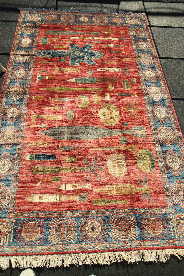 For sale: Afghan War Rug or Conflict Carpet