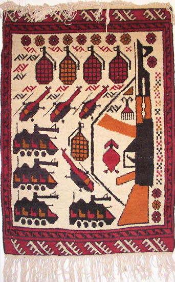 For sale: Afghan War Rug or Conflict Carpet