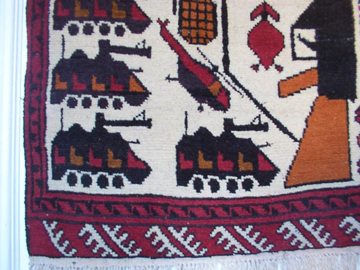 For sale: Afghan War Rug or Conflict Carpet