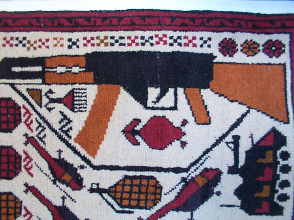 For sale: Afghan War Rug or Conflict Carpet