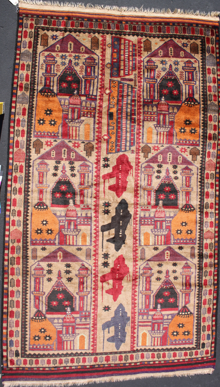 Hand woven carpet from Afhanistan for sale