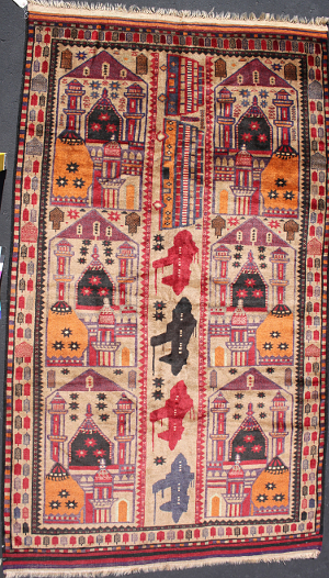 War Rug shown at Exhibition