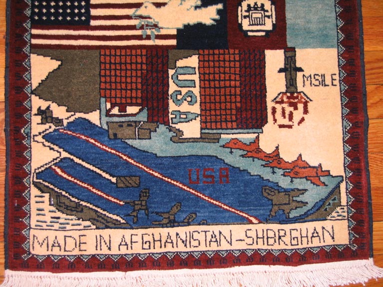 For sale: Afghan War Rug or Conflict Carpet