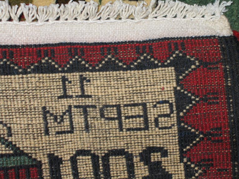 For sale: Afghan War Rug or Conflict Carpet