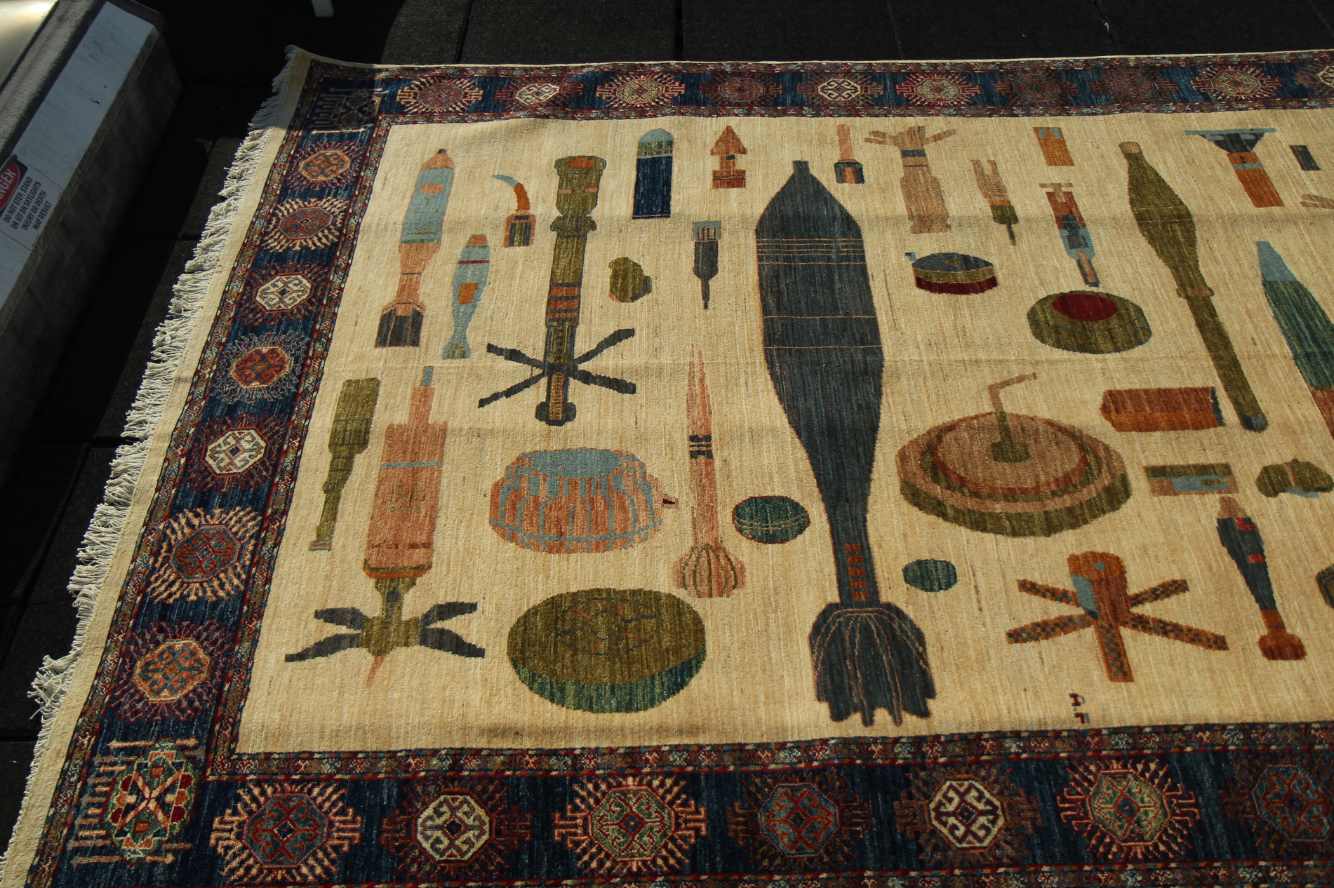 For sale: Afghan War Rug or Conflict Carpet