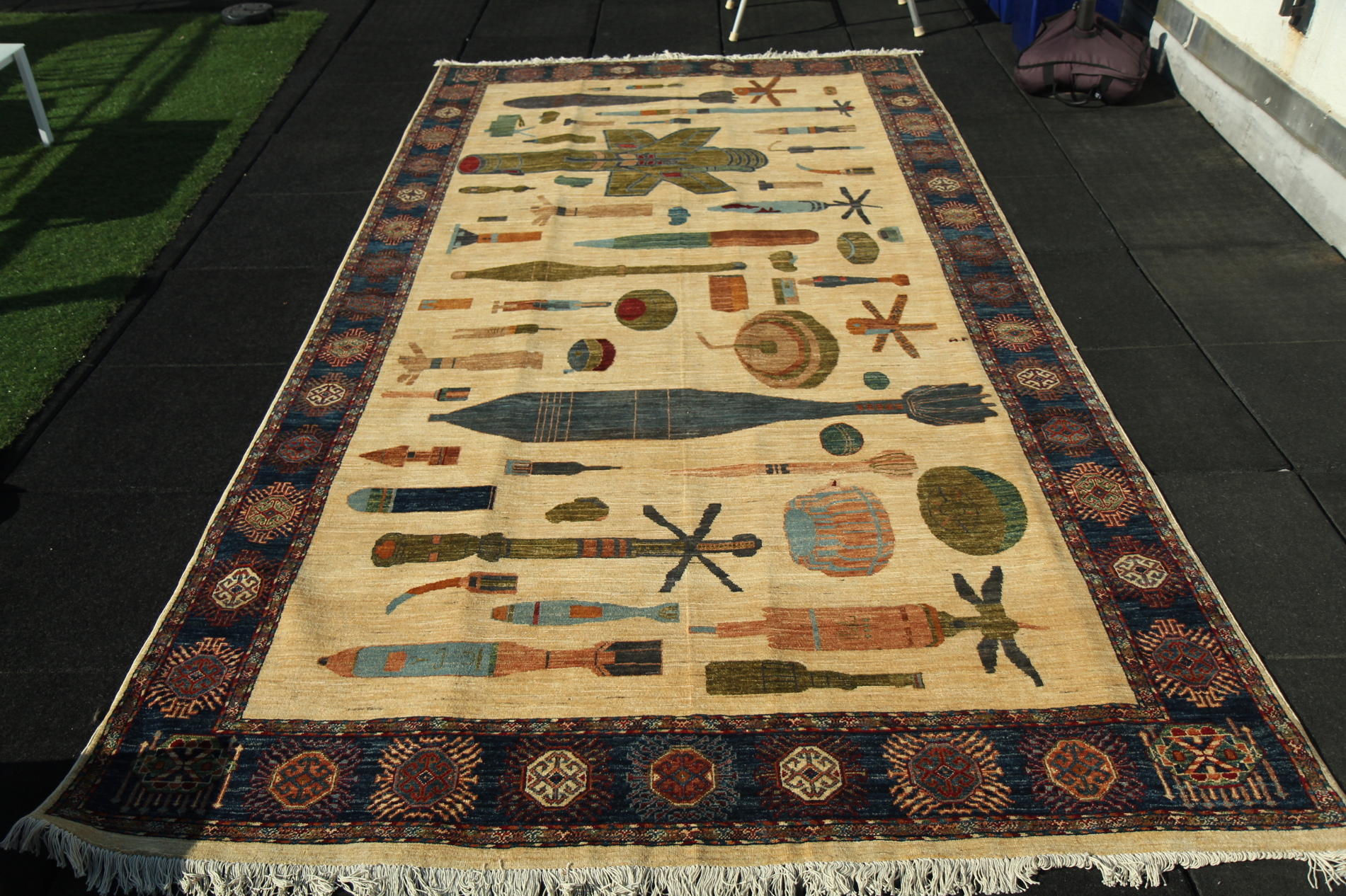 For sale: Afghan War Rug or Conflict Carpet