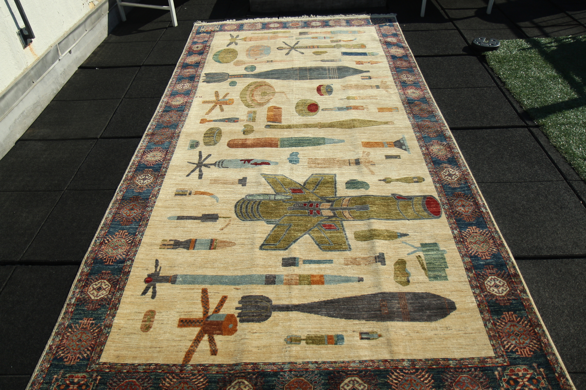 For sale: Afghan War Rug or Conflict Carpet